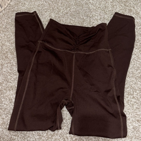New Camila Coelho Dana 7/8 Legging in Deep Brown size XS - Picture 7 of 8
